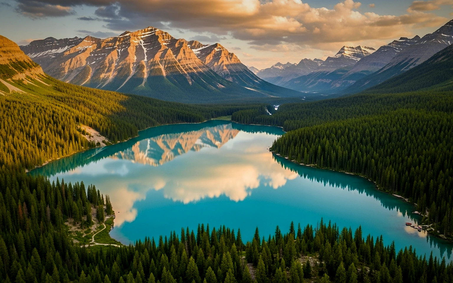 Landscape Atmosphere Loop Prompt example