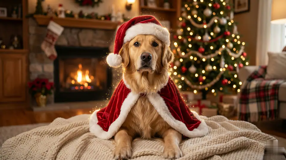 Preview the AI Christmas Pet Video motion direction
