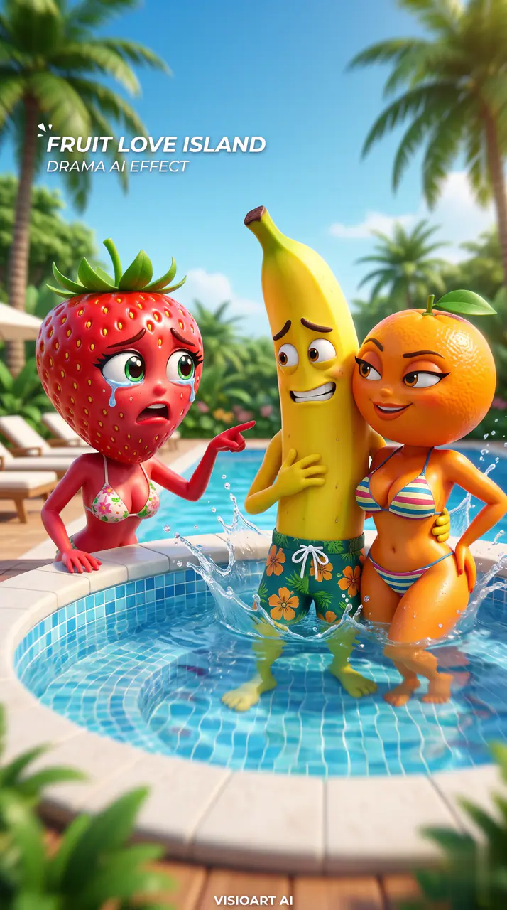 Preview the AI Fruit Love Island motion direction