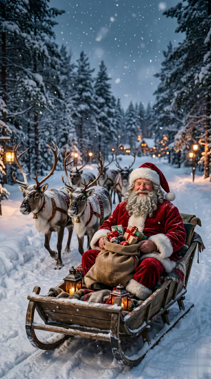 Preview the AI Santa Video motion direction