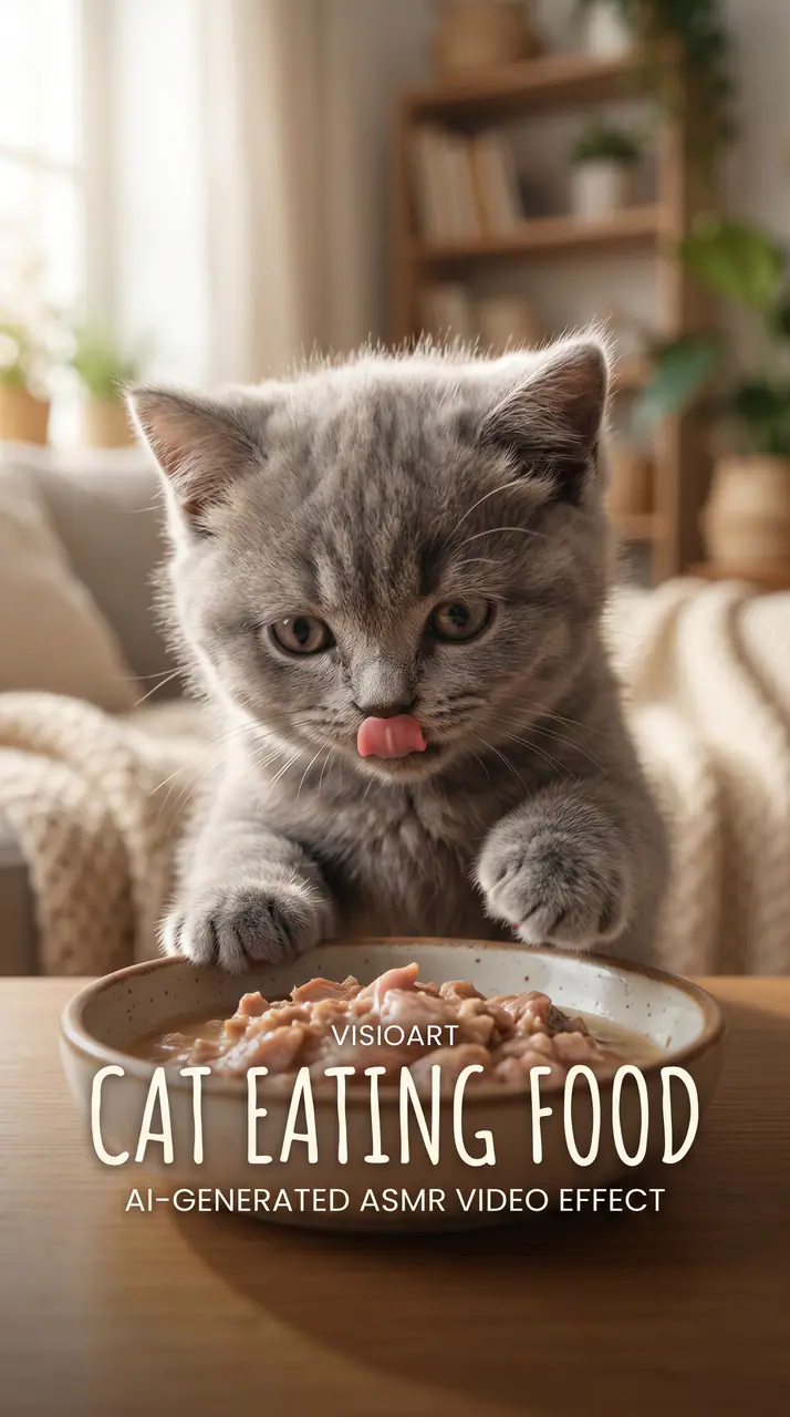 Preview the Cat Eating Food motion direction