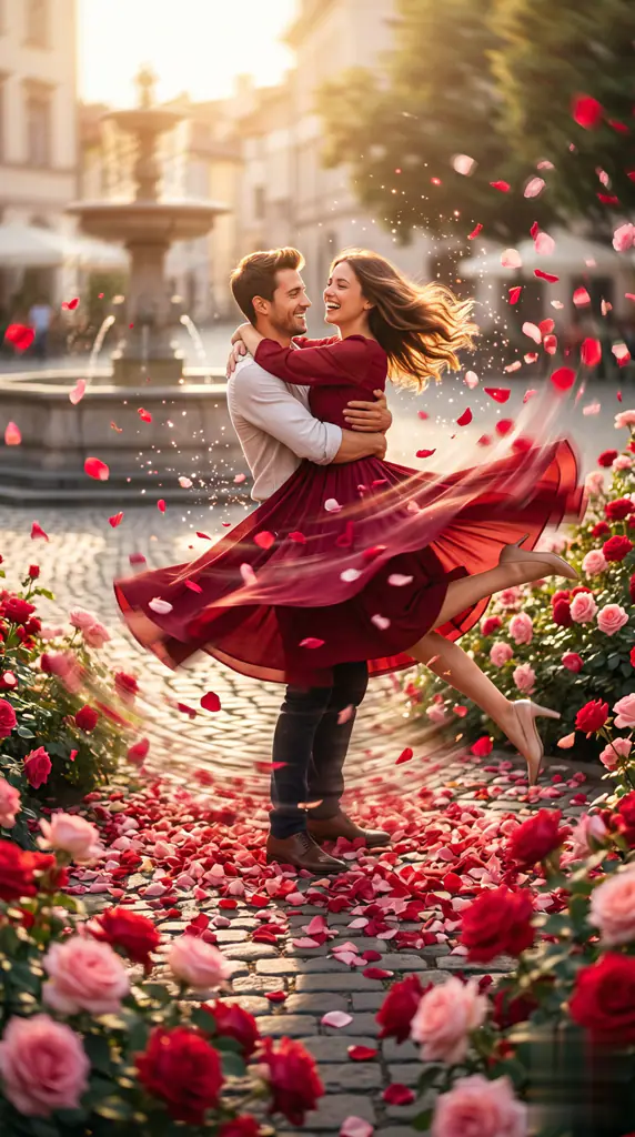 Preview the Valentine's Day Video Maker motion direction