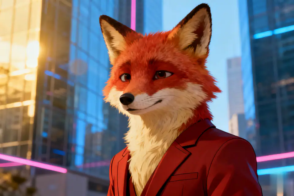 AI Original Anthro City Portrait