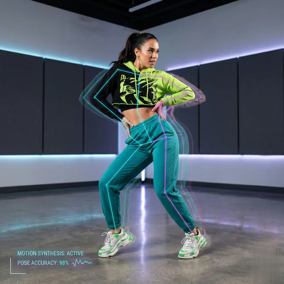Preview the Hip Shake motion direction