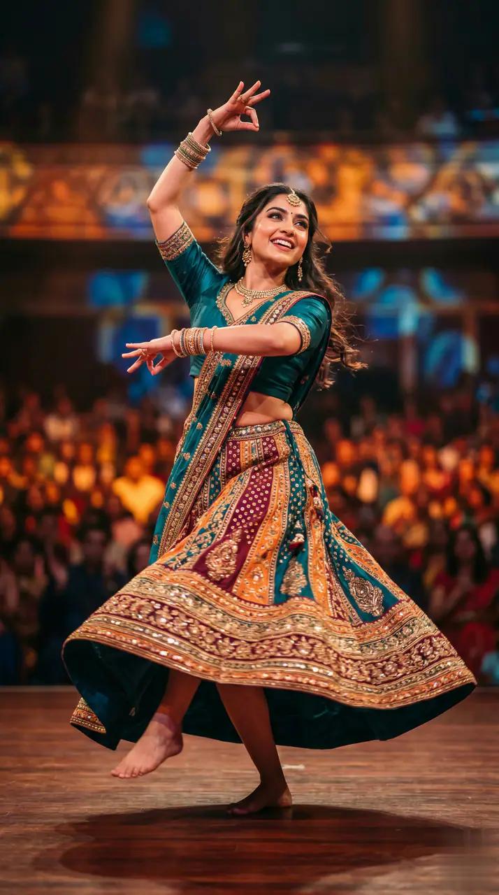AI Indian Dance Generator Video Prompt Template visual example