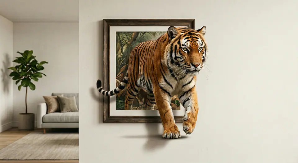 Preview the AI Out-of-Frame Effect motion direction
