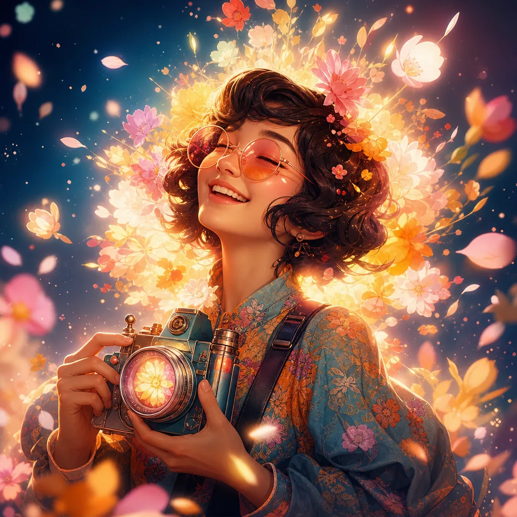 AI Bloom Effect Photo