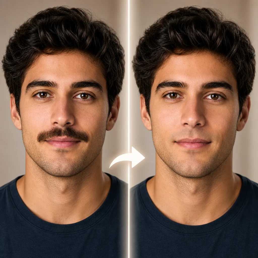 Remove Mustache From Photo