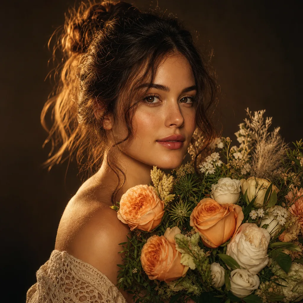 Selfie with Flowers AI