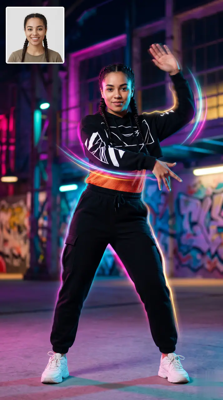 Preview the AI Pop Dance motion direction