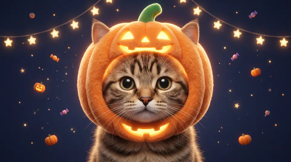 Preview the Halloween Pet Hat motion direction