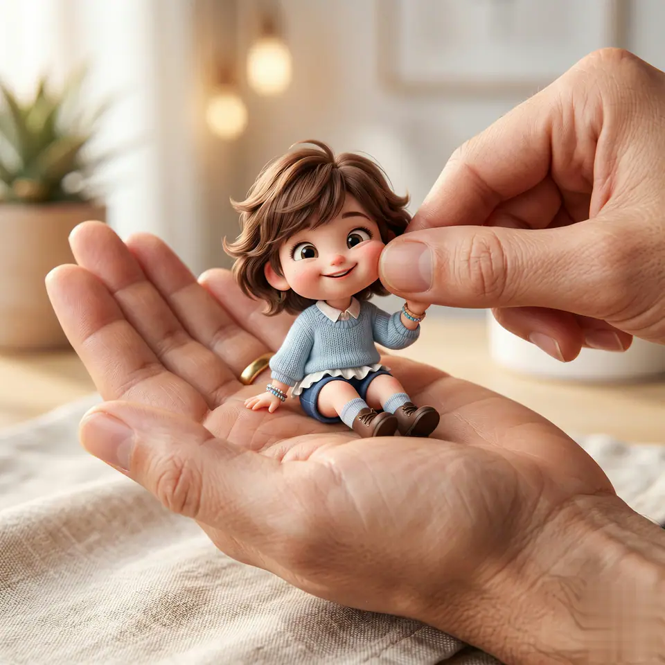 Preview the AI Cute Pinch Cheek Effect motion direction