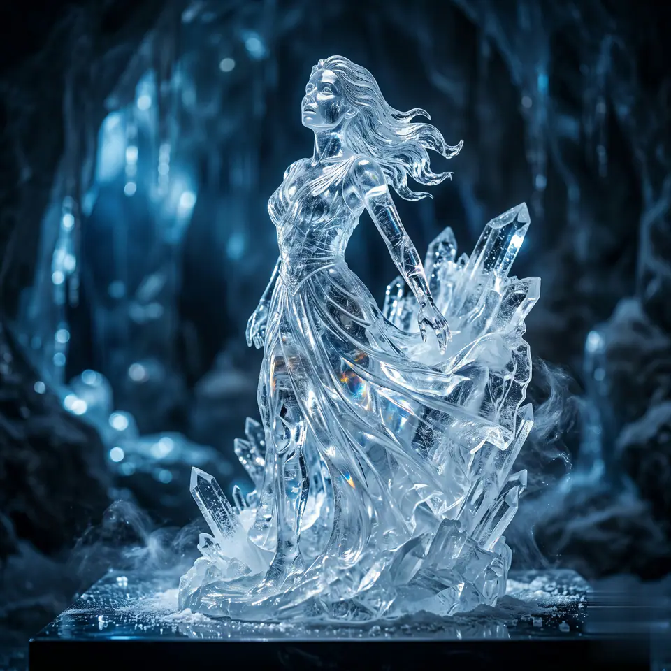 Preview the AI Ice Sculpture motion direction