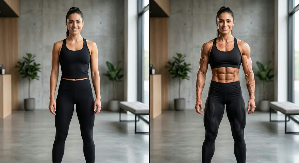 AI Muscle Generator Video Prompt Template visual example