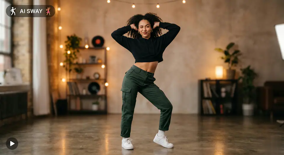 Preview the AI Sway Dance Filter motion direction