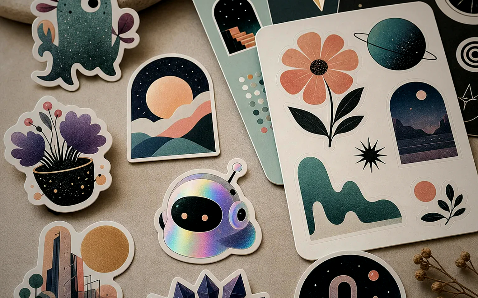 mascotte sticker pack prompt preview