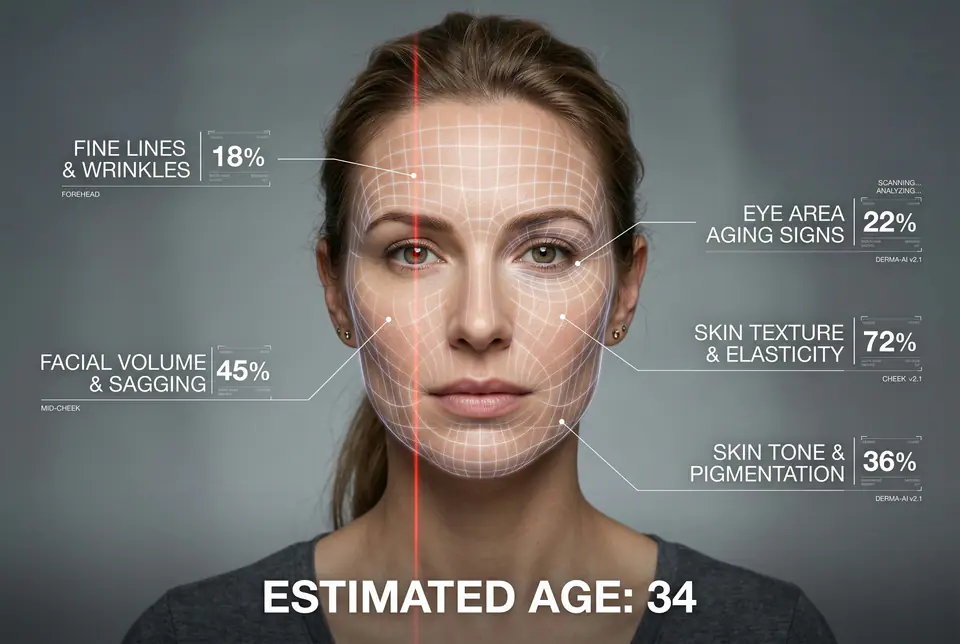 AI Age Checker concept