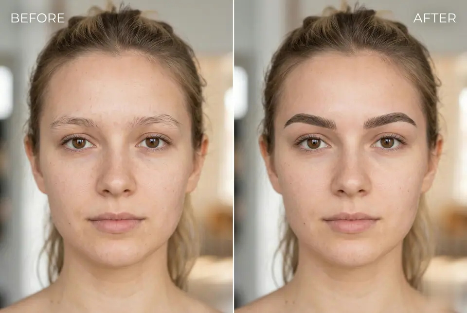 AI Eyebrow Filter concept