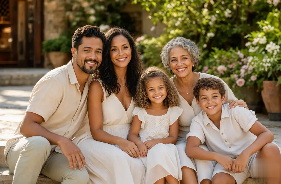 AI Family Photo Generator concept