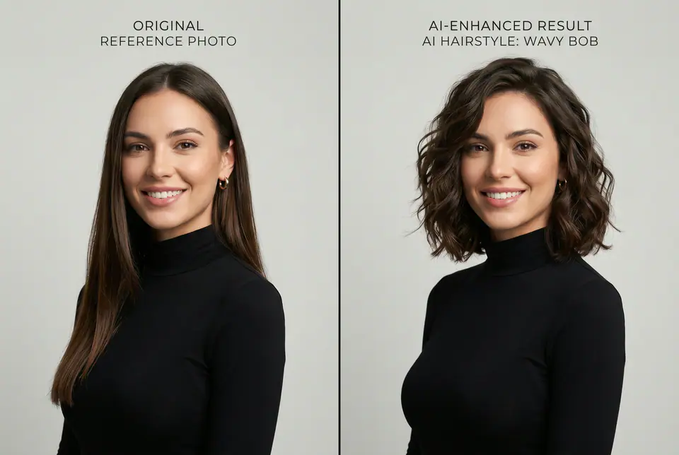AI Hairstyle Changer concept