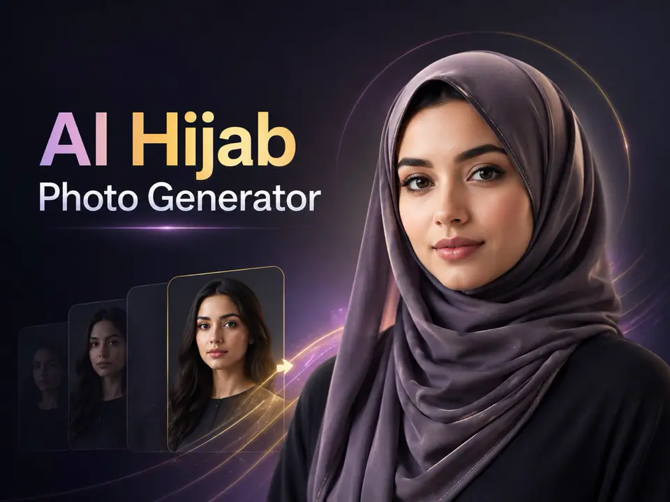 AI Hijab Photo Generator concept