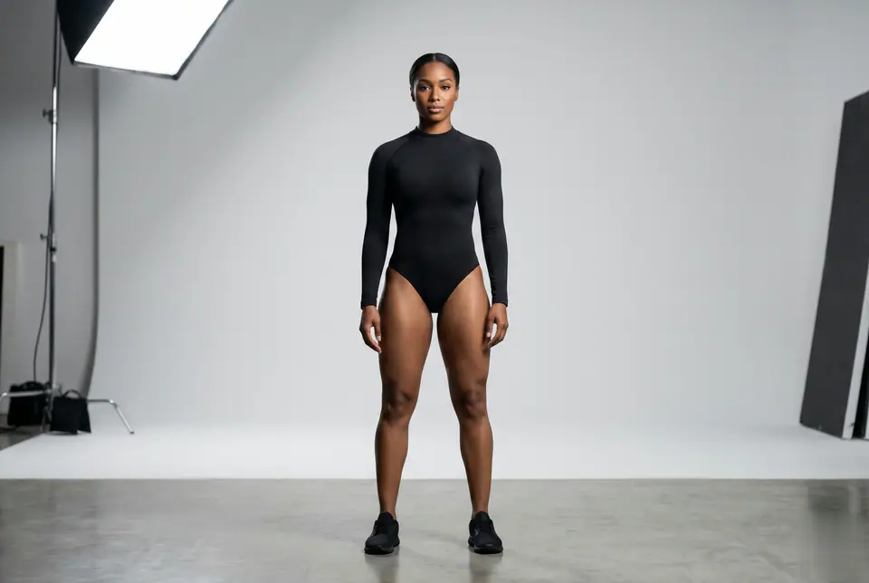 AI Hourglass Body Generator concept