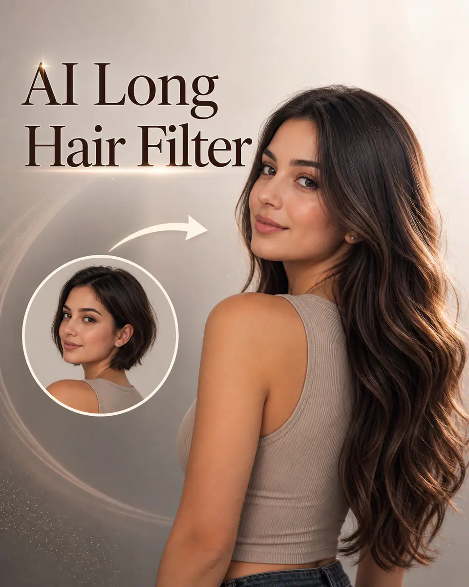 AI Long Hair Filter concept