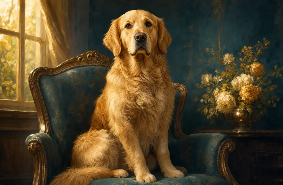 AI Pet Portrait Generator concept
