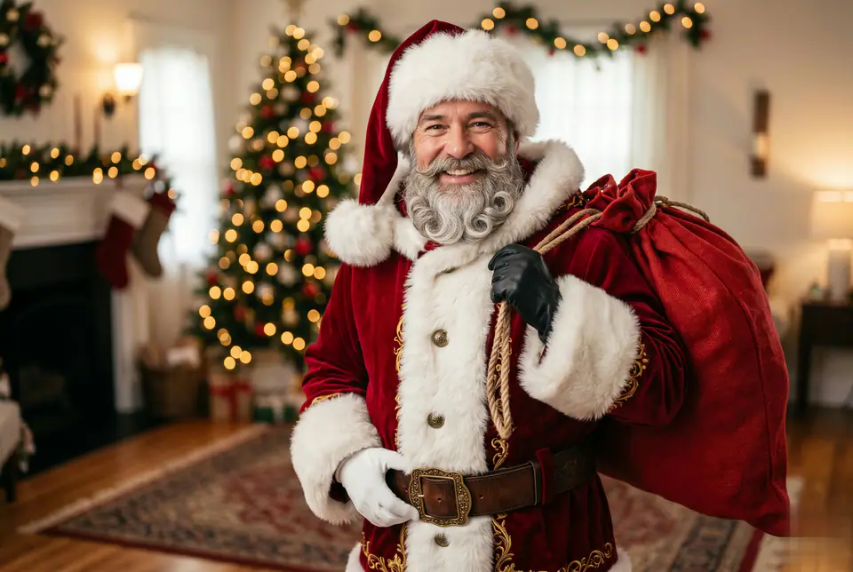 AI Santa Photo concept