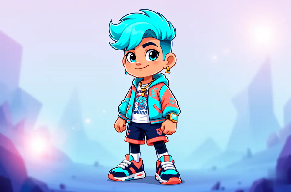 AI Original Toon OC Maker concept