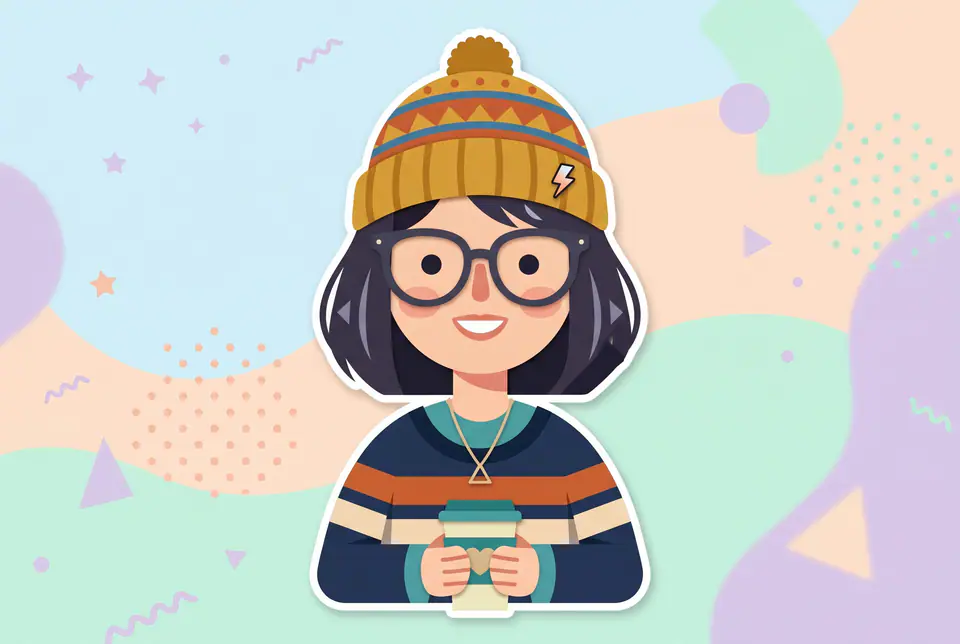 AI Original Cutout Cartoon Character concept