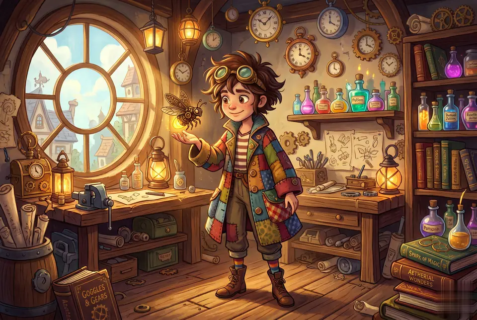 AI Original Storybook Animation Poster concept