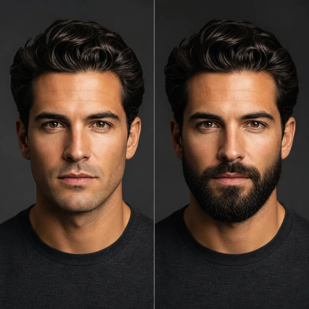 AI Beard Filter concept