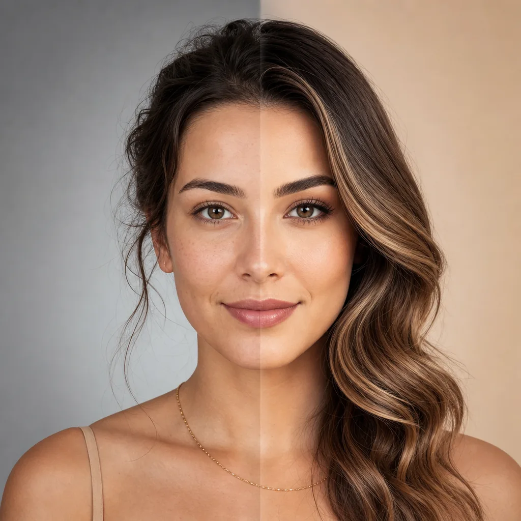 AI Face Morph concept