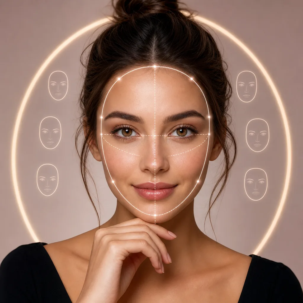 AI Face Shape Detector concept