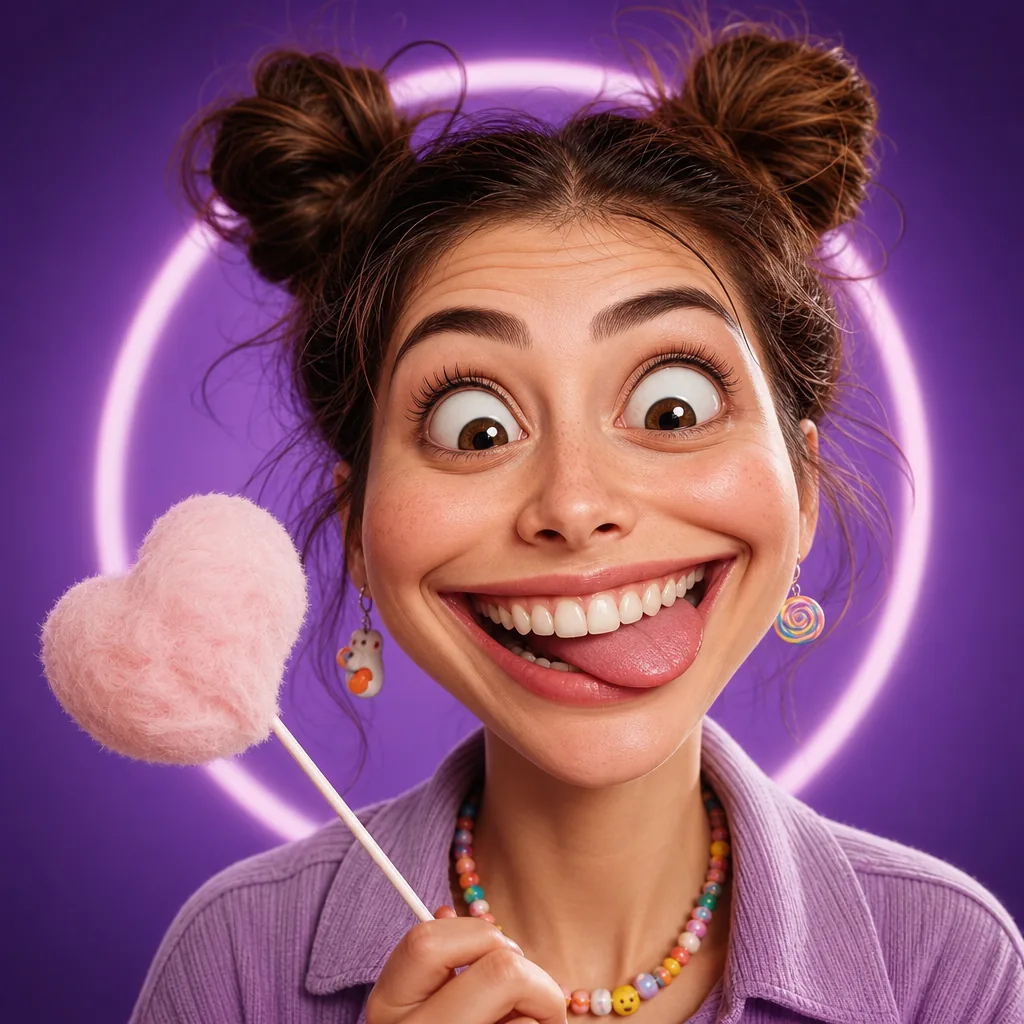 AI Funny Face Filter concept