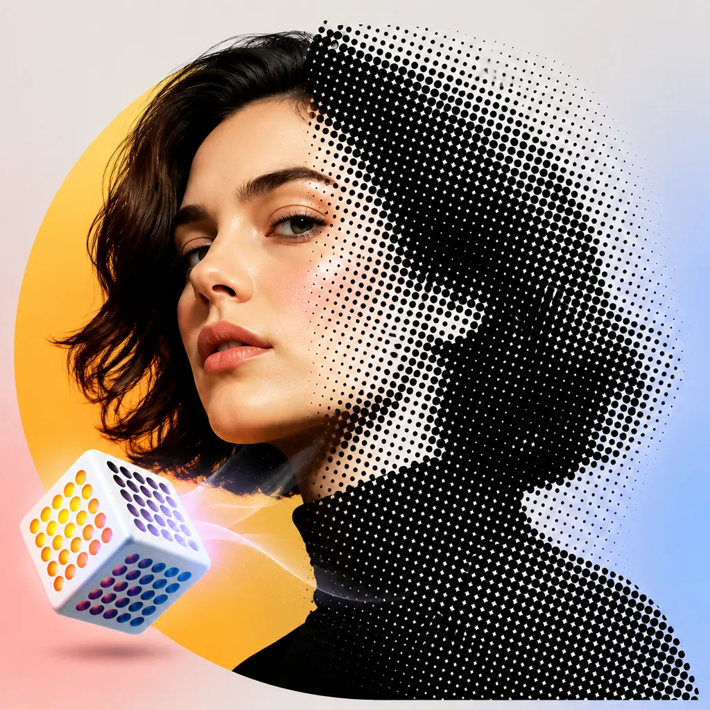 AI Halftone Generator concept