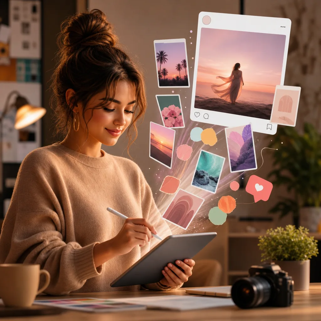 AI Instagram Post Generator concept