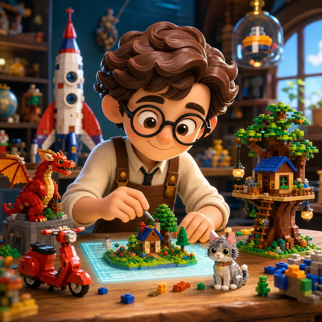 AI Lego Generator concept
