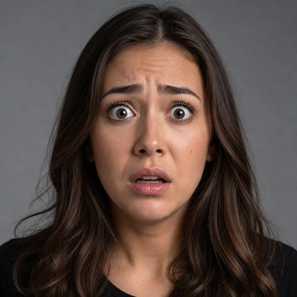AI Scared Face Generator concept