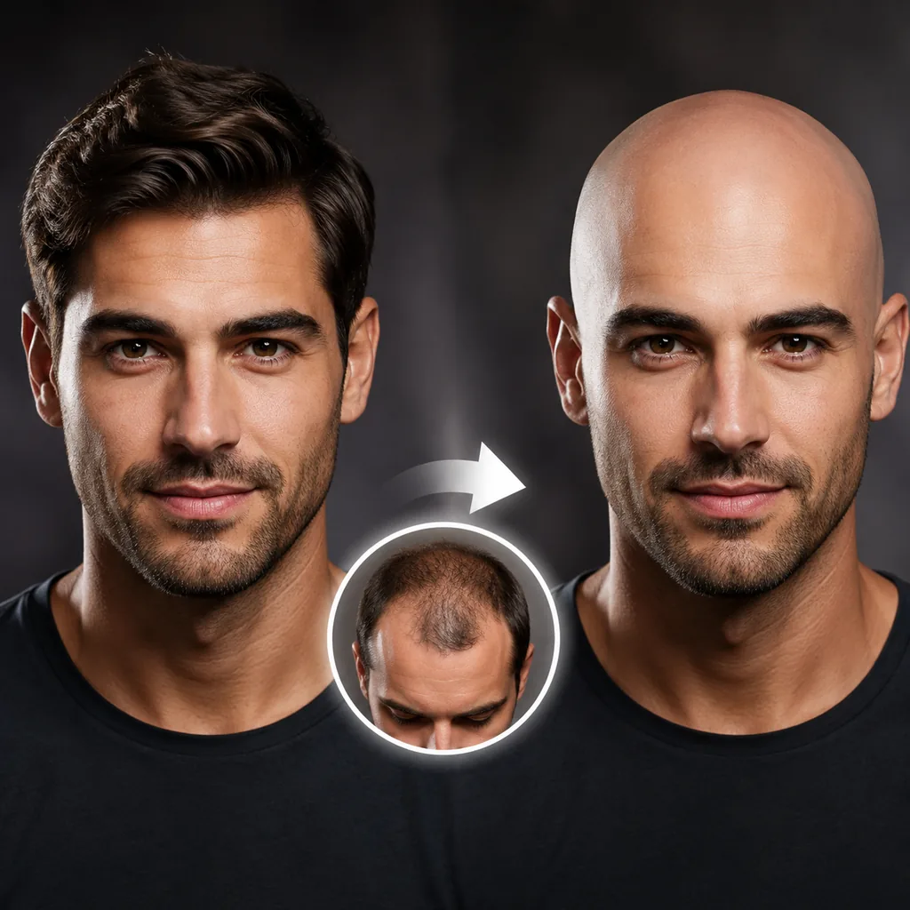 AI Bald Filter concept