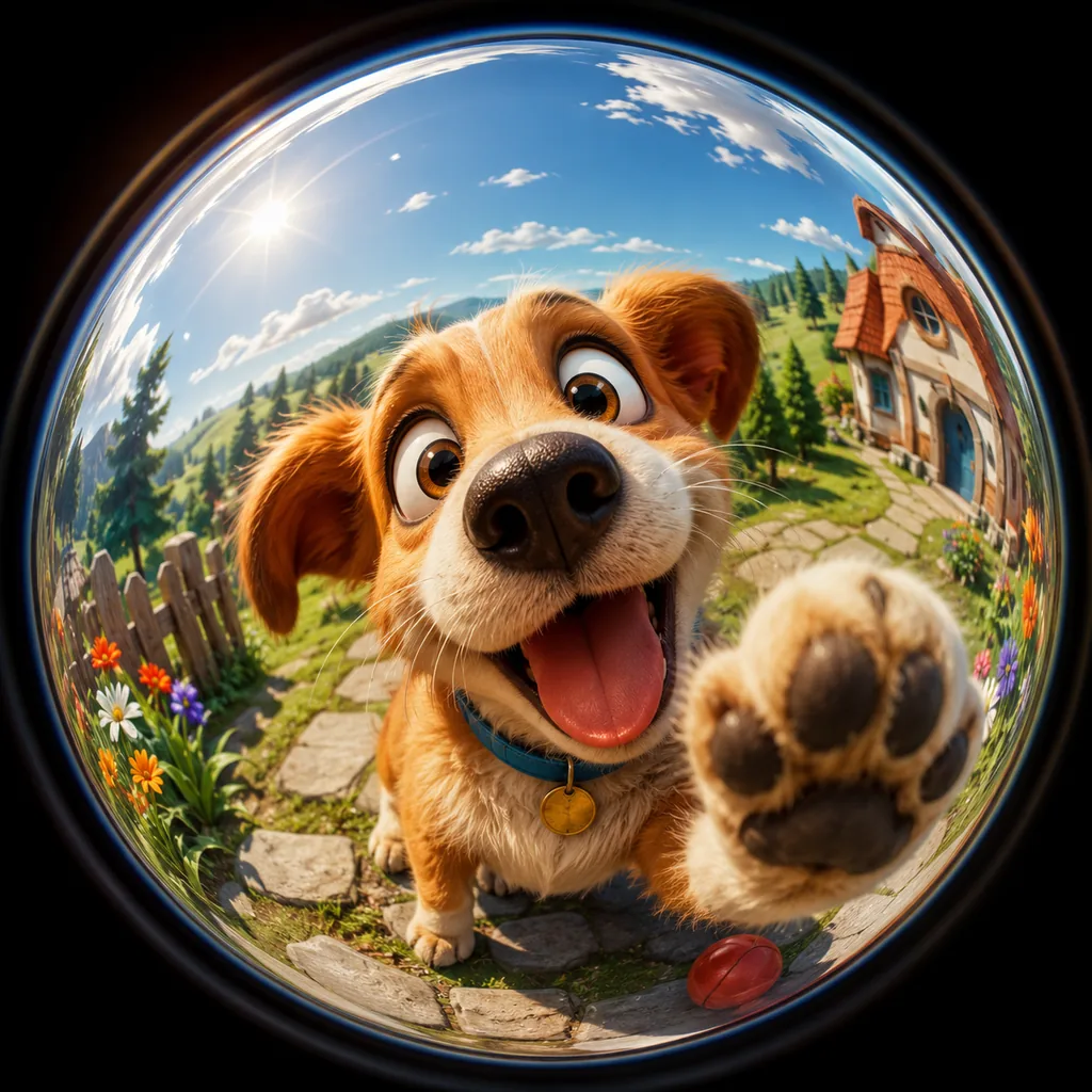 Fisheye Effect concept
