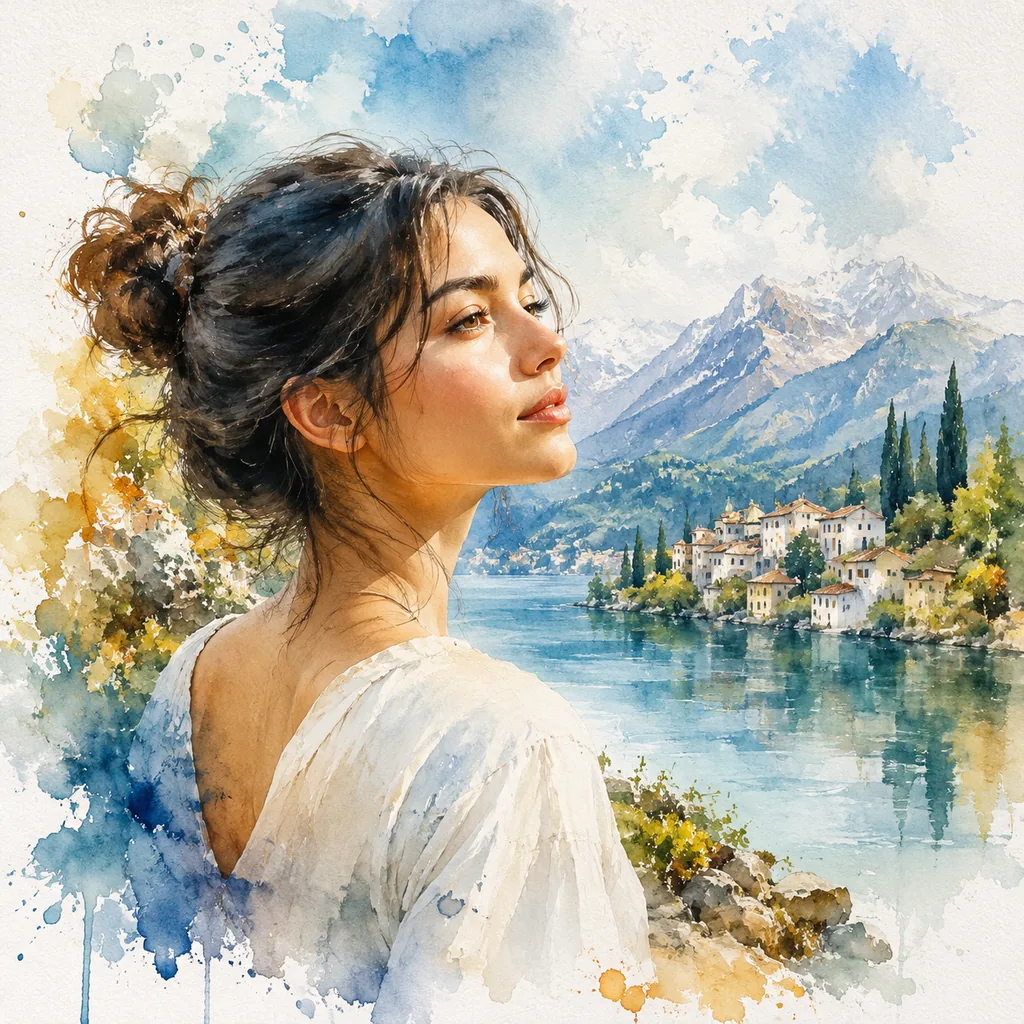 Watercolor Effect concept
